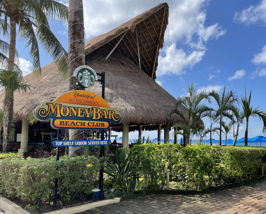 Money Bar Beach Club in Mexico