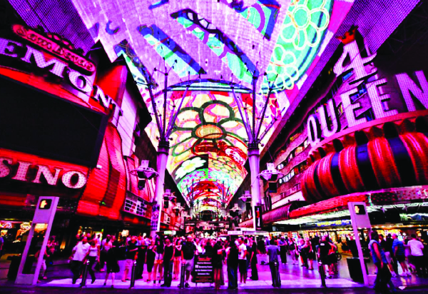 Freemont Street in Las Vegas