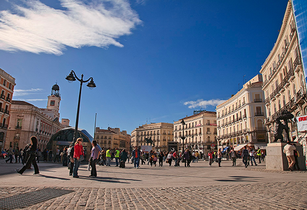 Puerta Del Sol in Madrid