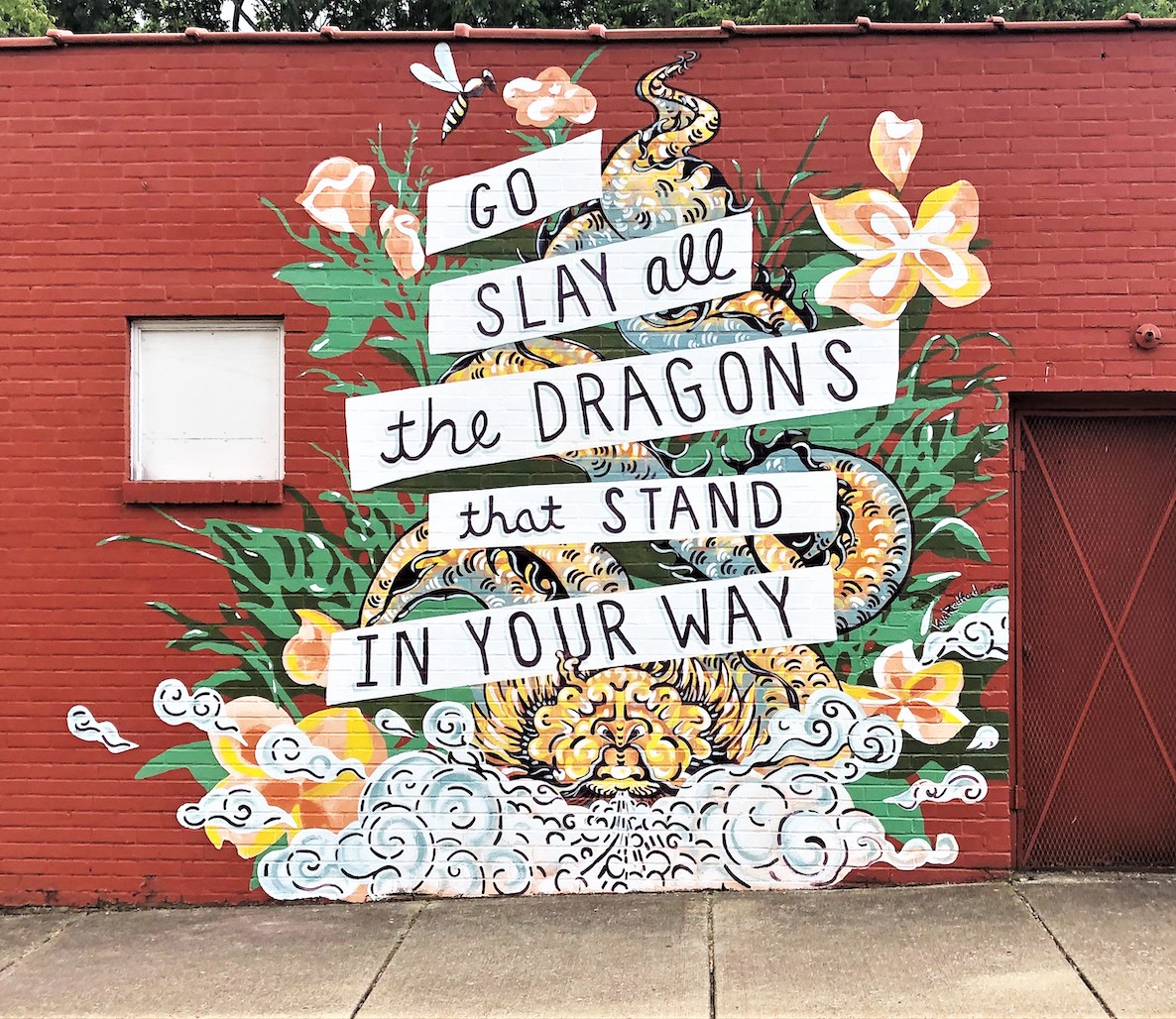 Nashville Slay the Dragon Mural