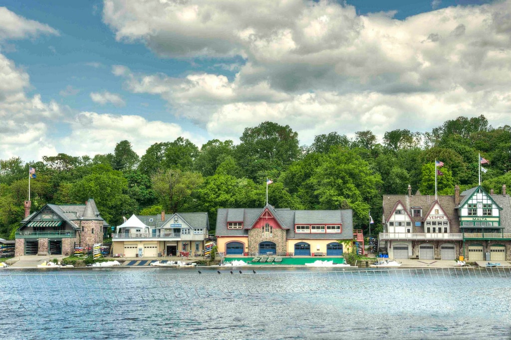 Boathouse Row in Philadelphia