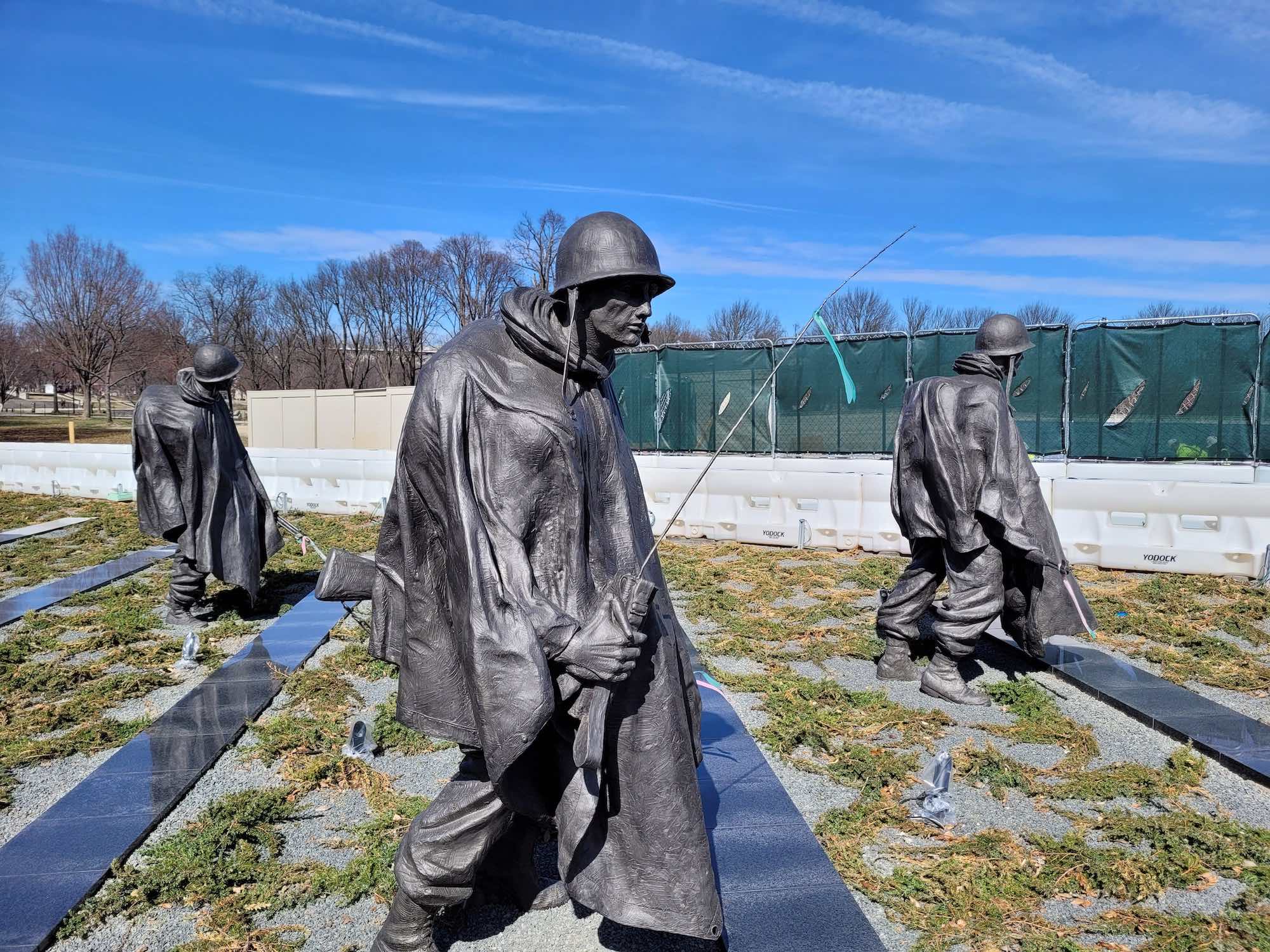 Korean War Memorial in Washington DC