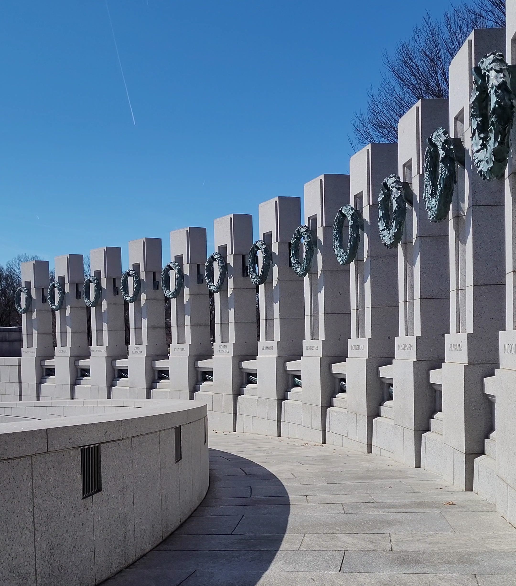 World War 2 Memorial in Washington DC